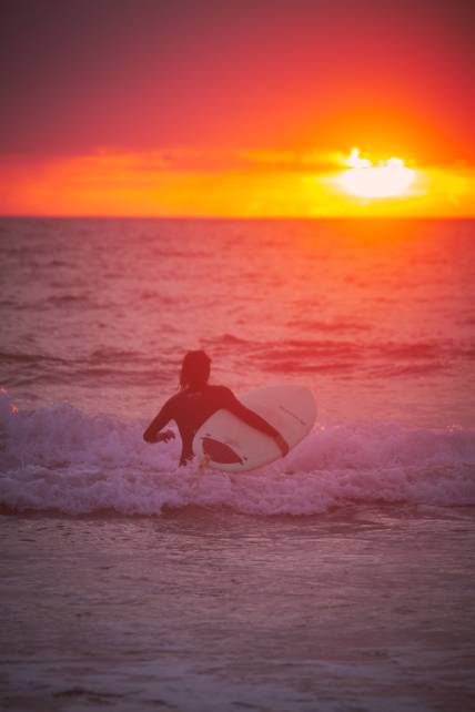 Surfer Walking